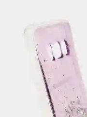 Чехол Samsung Galaxy S20 с блестками силиконовый