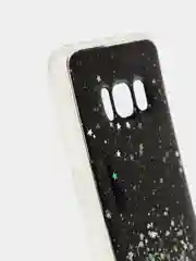 Чехол Samsung Galaxy S20 с блестками силиконовый