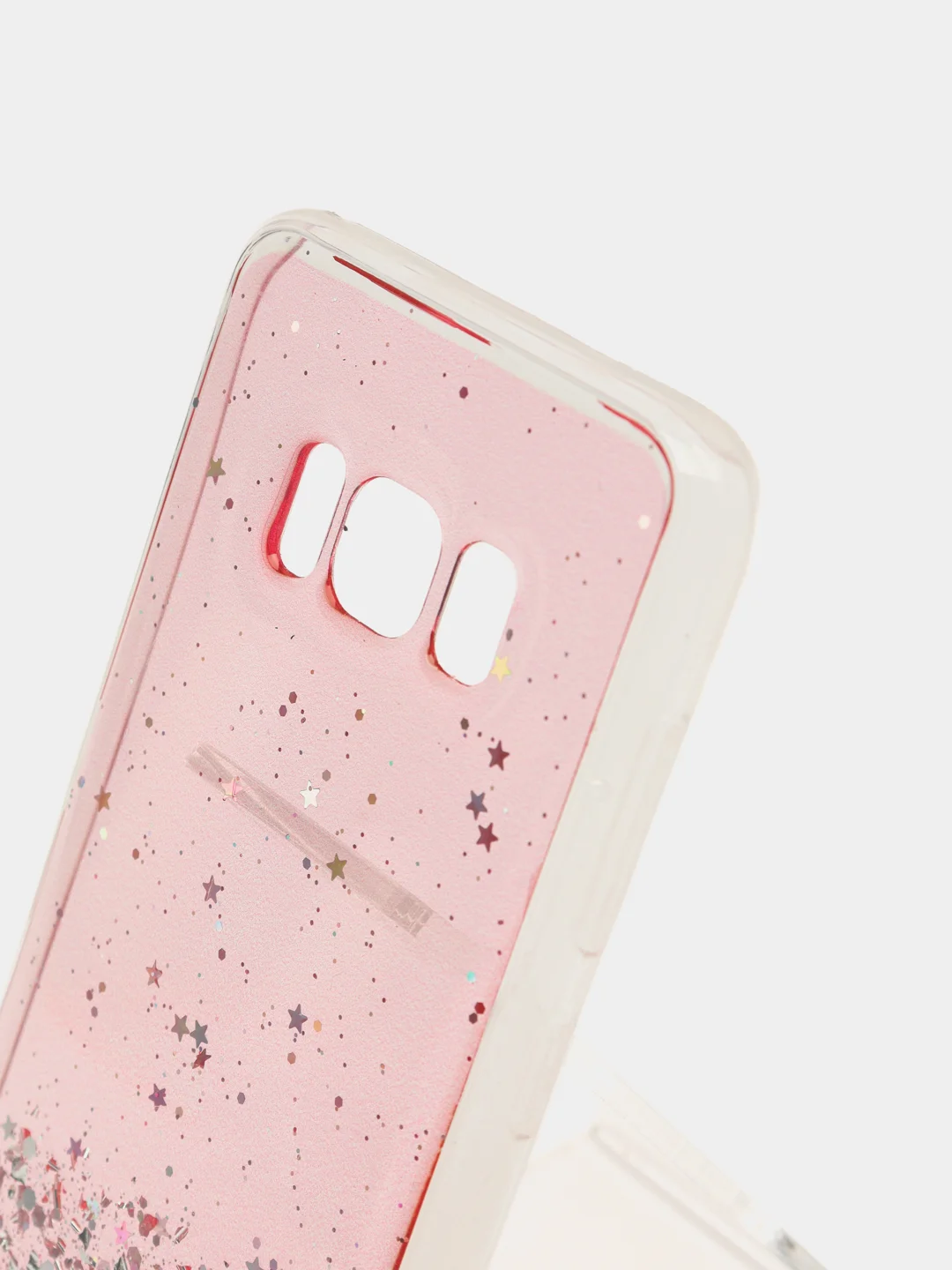 Чехол Samsung Galaxy S20 с блестками силиконовый