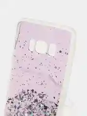 Чехол Samsung Galaxy S20 с блестками силиконовый