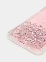 Чехол Samsung Galaxy S20 с блестками силиконовый