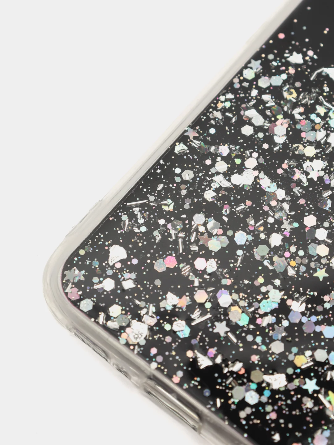 Чехол Samsung Galaxy S20 с блестками силиконовый