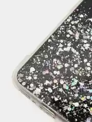 Чехол Samsung Galaxy S20 с блестками силиконовый