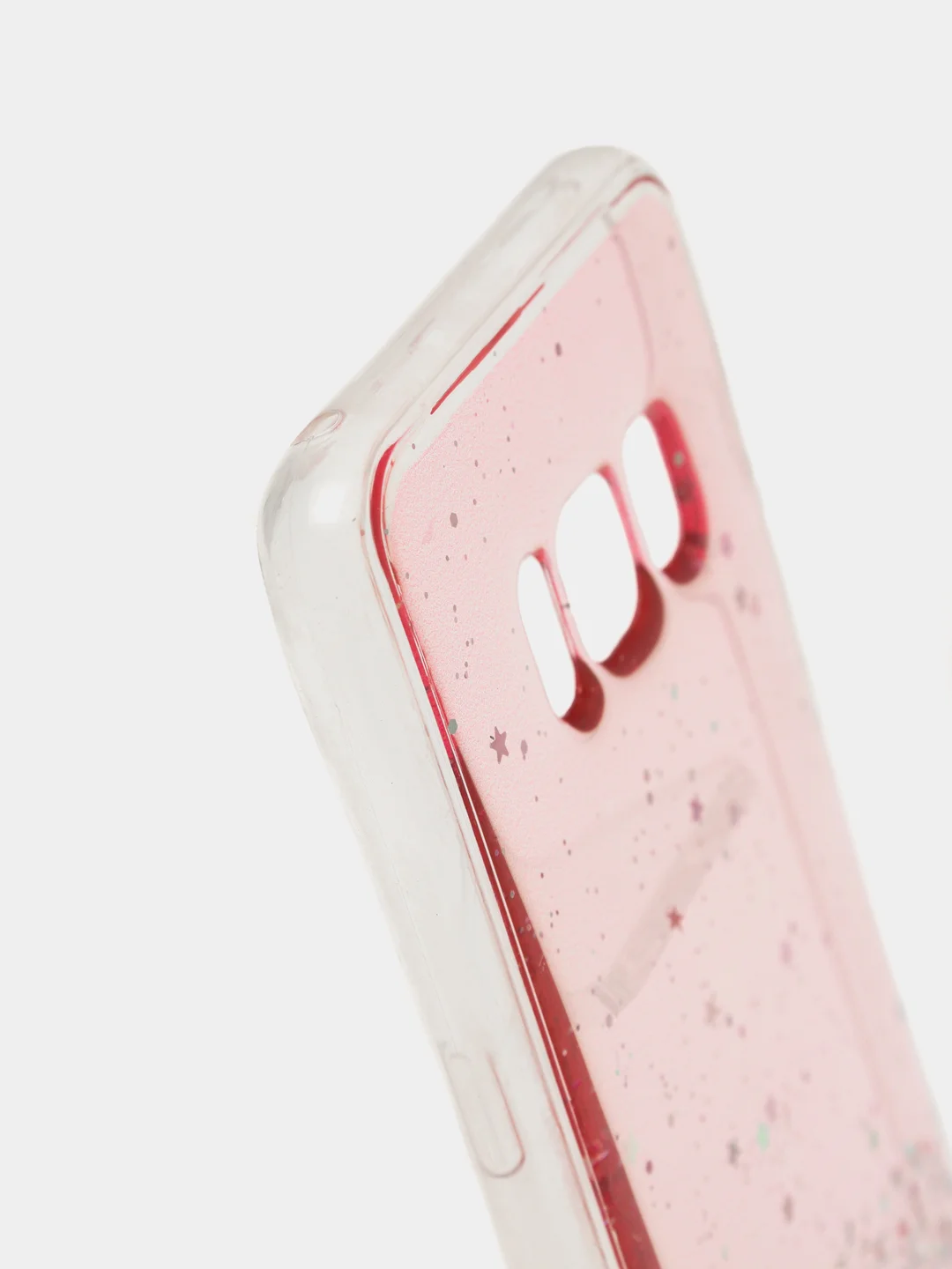Чехол Samsung Galaxy S20 с блестками силиконовый