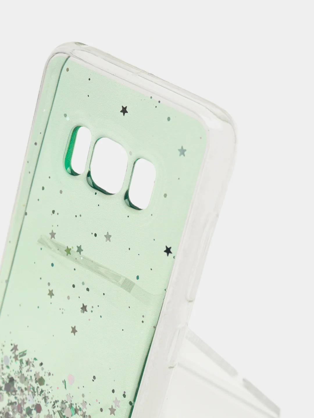 Чехол Samsung Galaxy S20 с блестками силиконовый