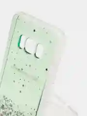 Чехол Samsung Galaxy S20 с блестками силиконовый