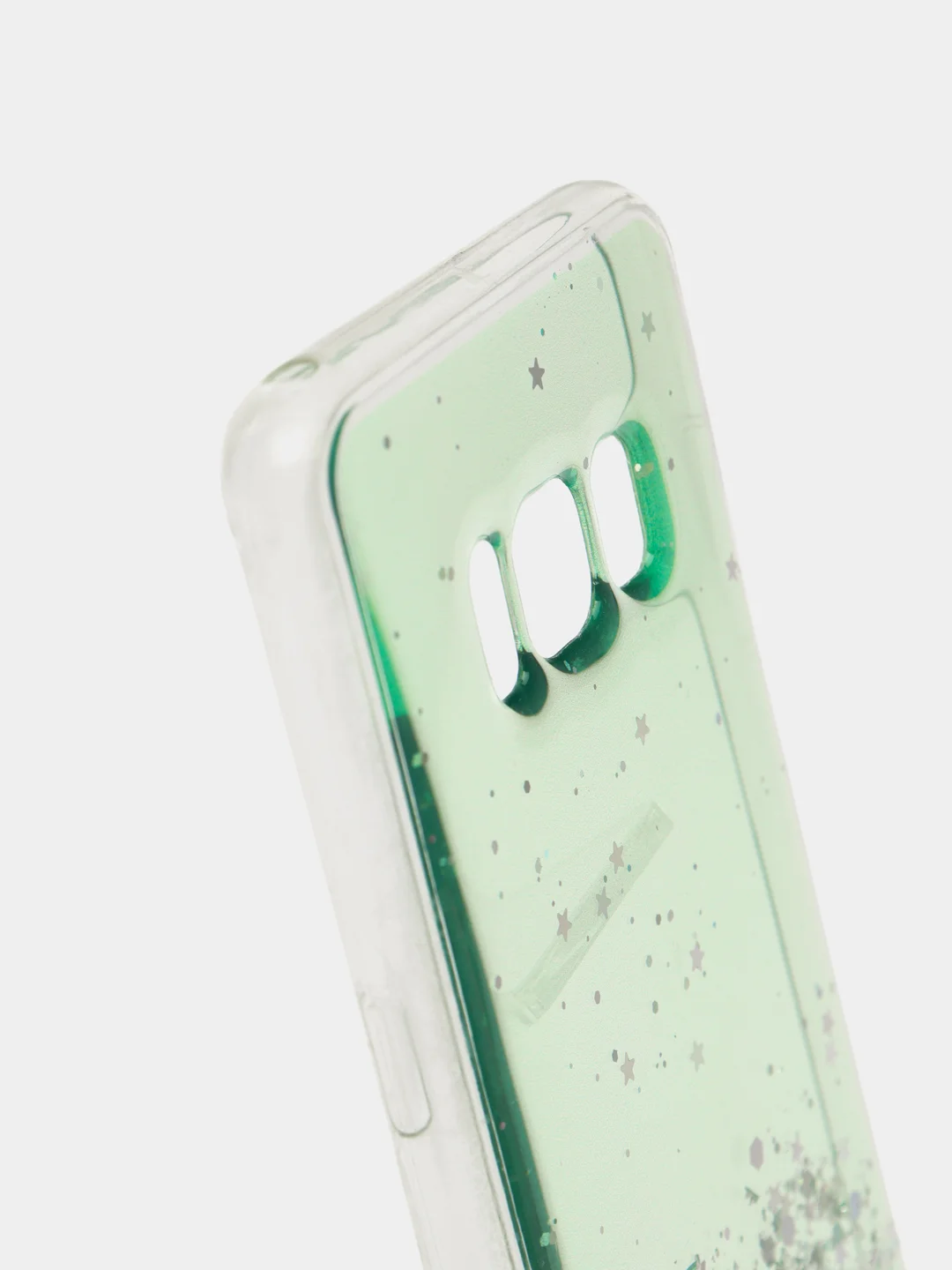 Чехол Samsung Galaxy S20 с блестками силиконовый