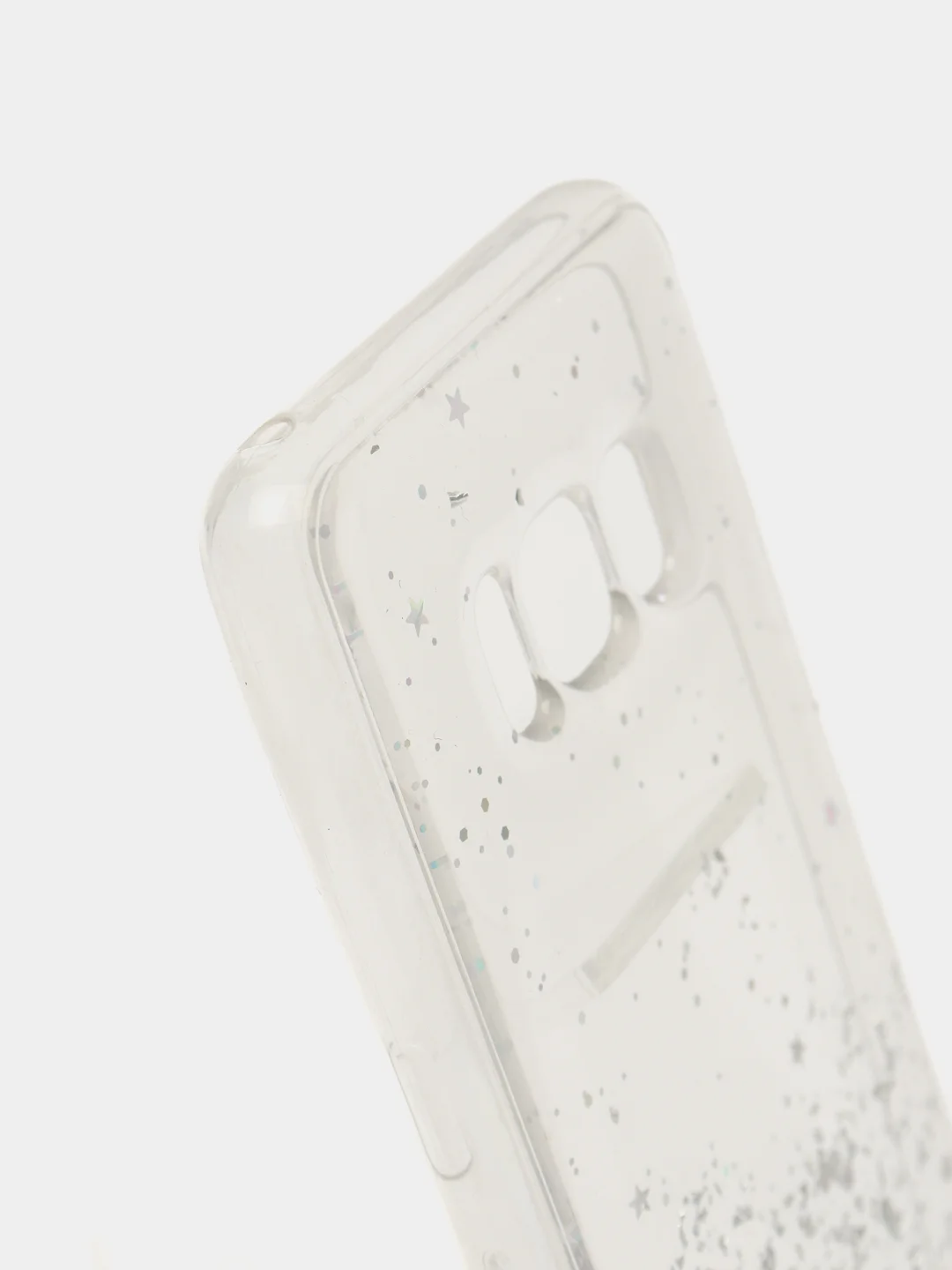 Чехол Samsung Galaxy S20 с блестками силиконовый