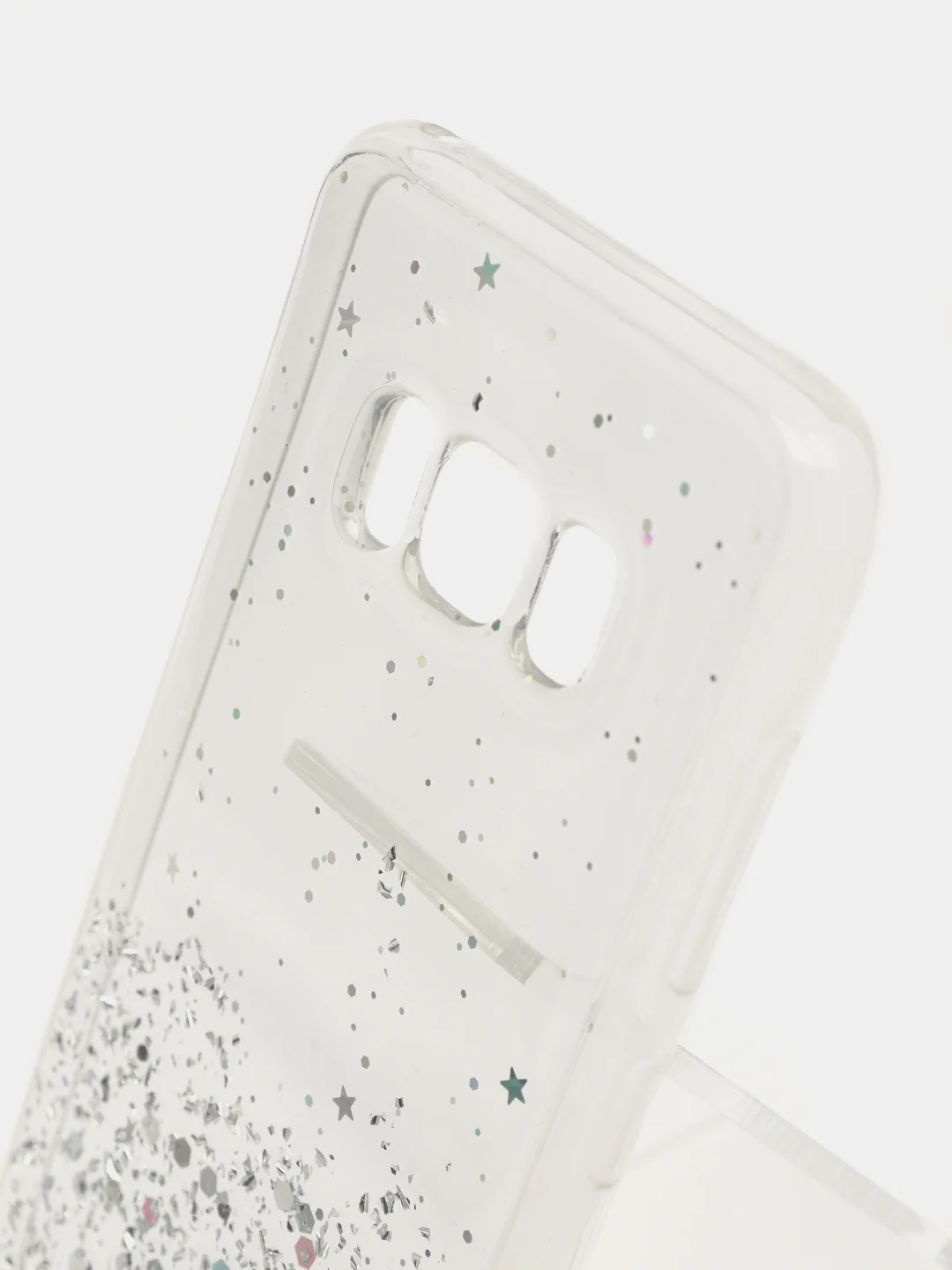 Чехол Samsung Galaxy S20 с блестками силиконовый