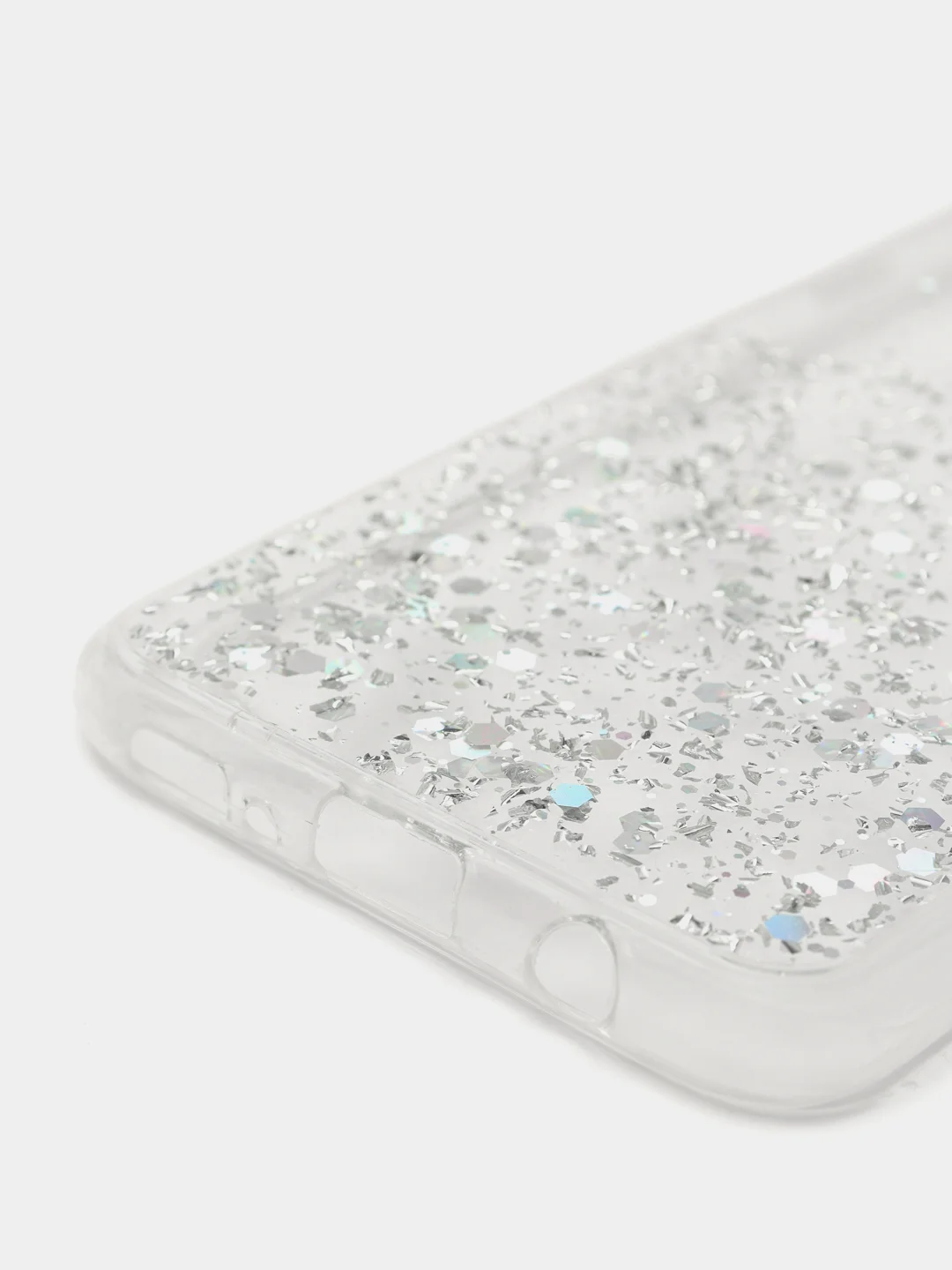 Чехол Samsung Galaxy S20 с блестками силиконовый