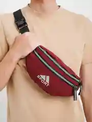 Багровый сумка поясная