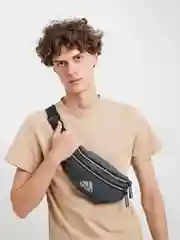 Серый сумка поясная