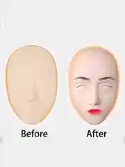 Модель лица для практических занятий, кожа