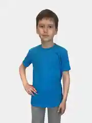 Футболка детская голубая, унисекс, 100% хлопок