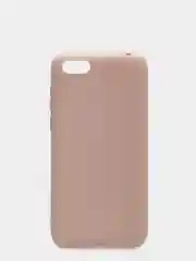 Бежевый чехол для Huawei Honor 7A/Y5 2018 силиконовый матовый однотонный