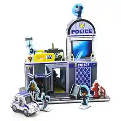 Розовый пазлы - конструктор 3D из пенокартона, трехмерная головоломка