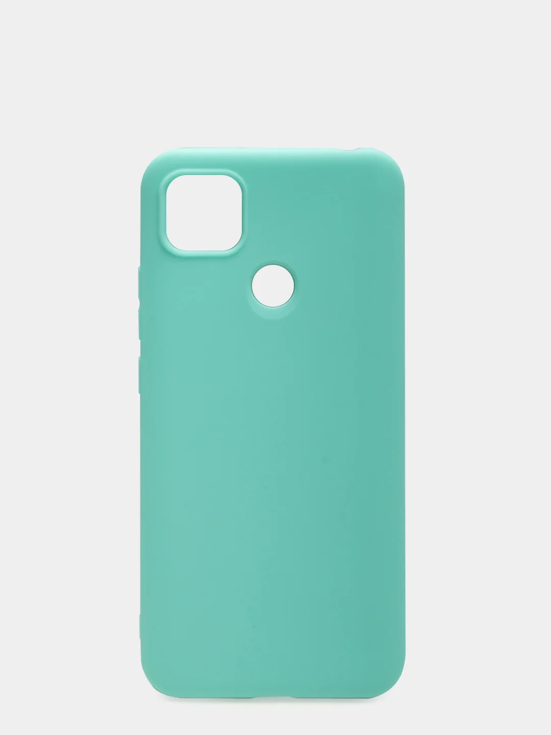 Бирюзовый чехол для Xiaomi Redmi 9С силиконовый матовый однотонный