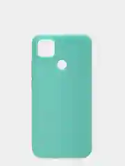 Бирюзовый чехол для Xiaomi Redmi 9С силиконовый матовый однотонный