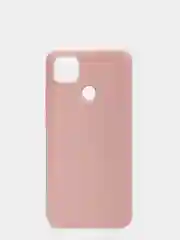 Розовый чехол для Xiaomi Redmi 9С силиконовый матовый однотонный