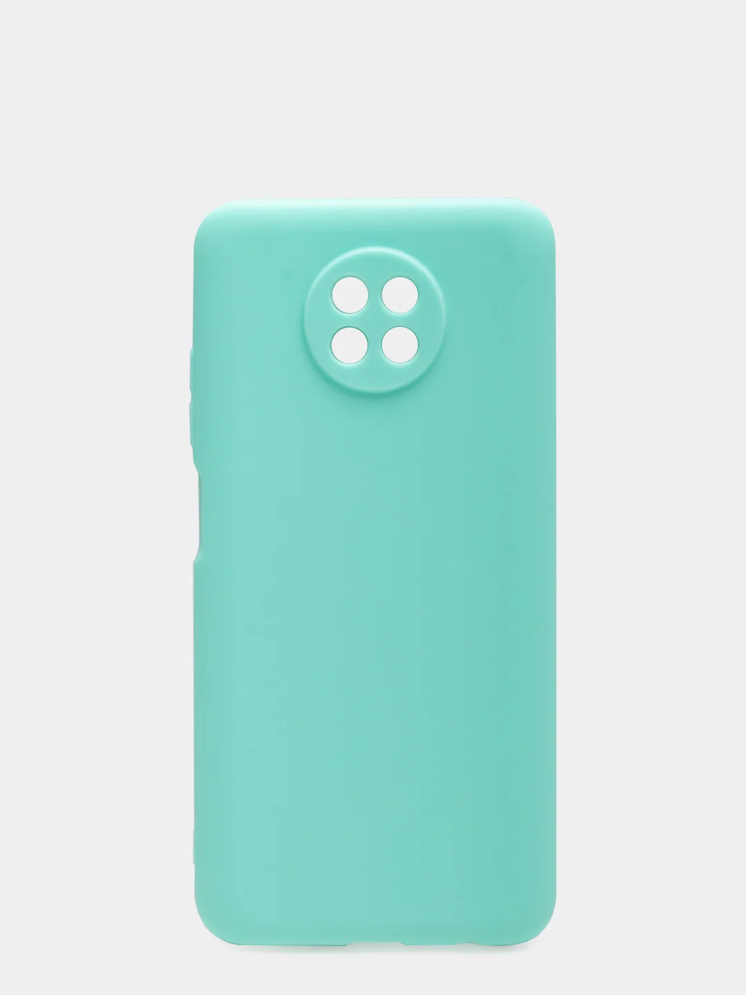 Бирюзовый чехол для Xiaomi Redmi Note 9T, силиконовый, матовый, однотонный