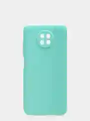 Бирюзовый чехол для Xiaomi Redmi Note 9T, силиконовый, матовый, однотонный
