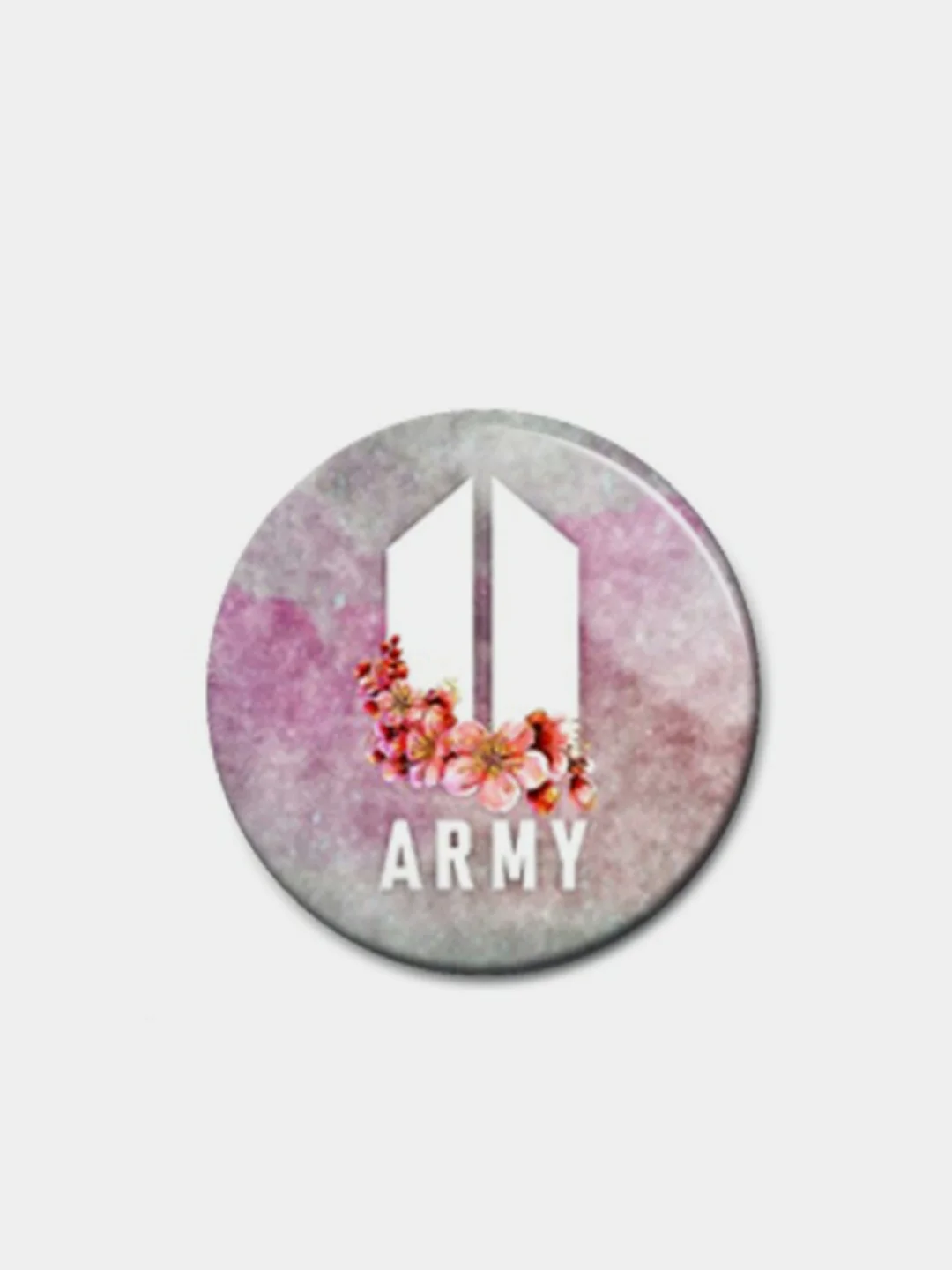 Серый значки BTS 37мм K-POP