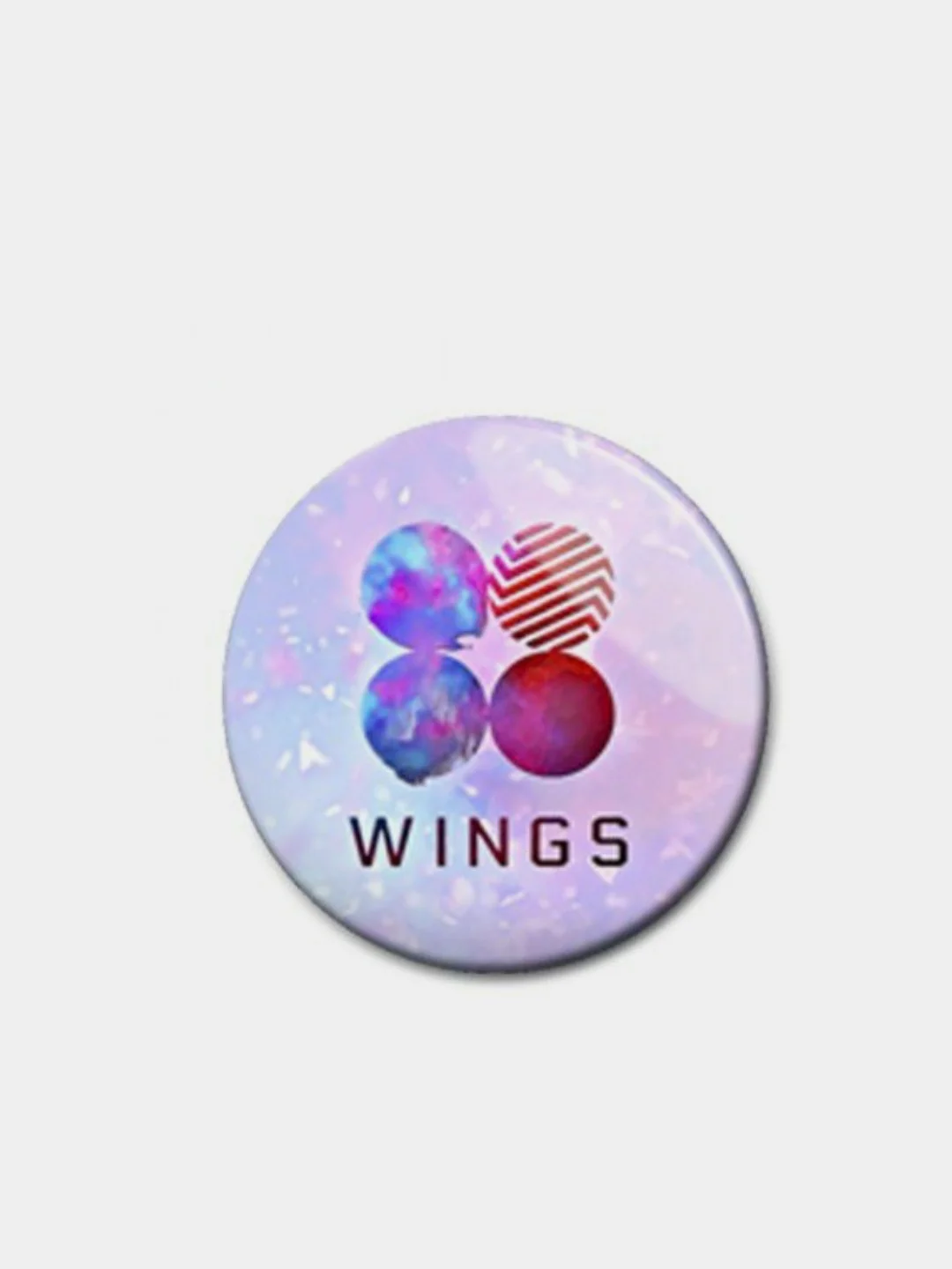 Белый значки BTS 37мм K-POP