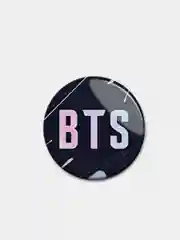 Терракотовый значки BTS 37мм K-POP