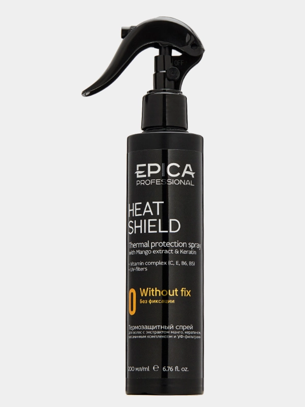 Спрей для волос, с термозащитным комплексом и экстрактами Epica Heat Shield