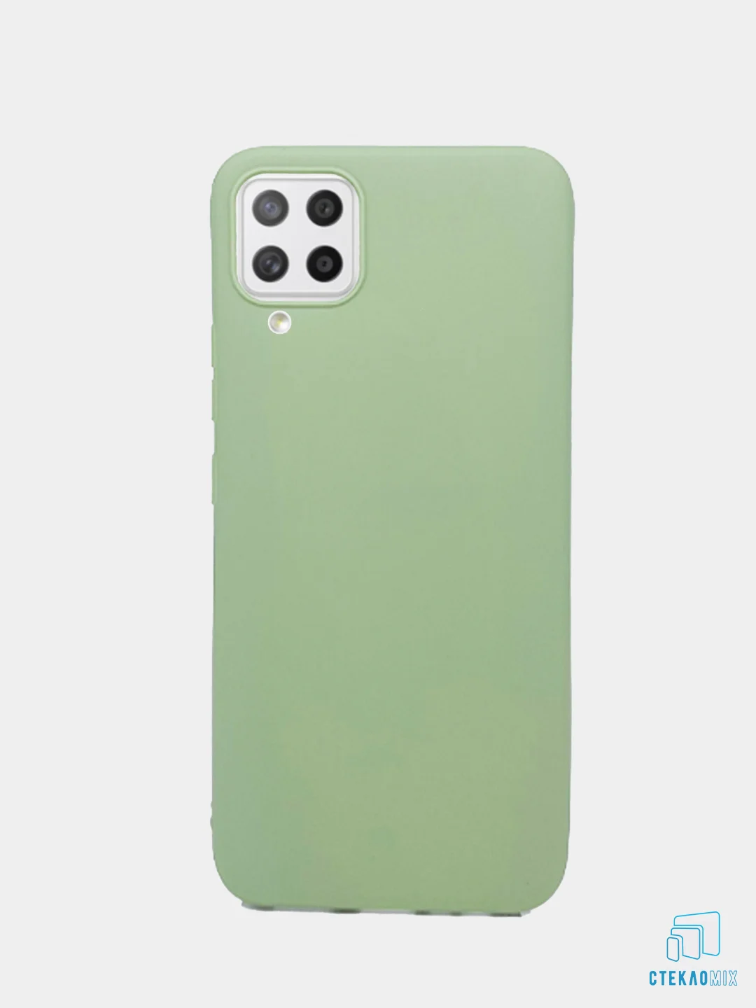 Лесной зеленый чехол для Samsung Galaxy A42 силиконовый матовый