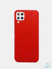 Красный чехол для Samsung Galaxy A42 силиконовый матовый