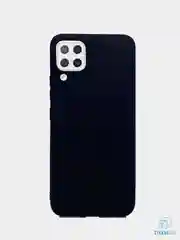Черный чехол для Samsung Galaxy A42 силиконовый матовый