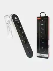 Сетевой фильтр с USB 4 розетки и 3 USB CX-E104 1.6 м, удлинитель электрический