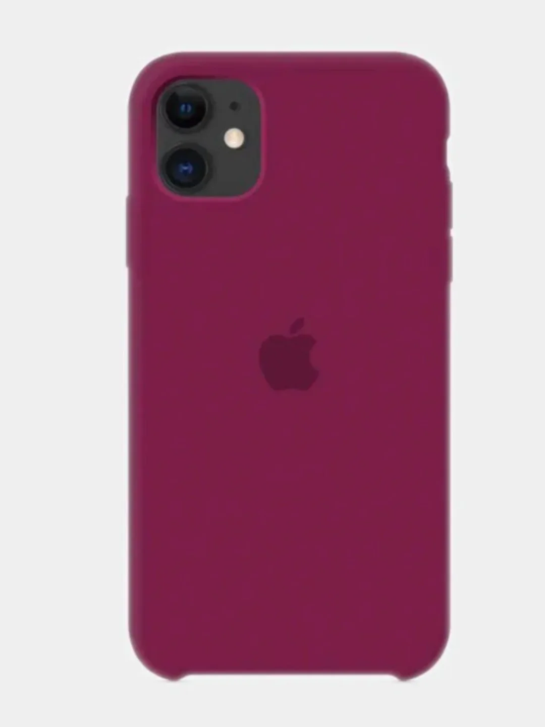 Багровый чехол Silicone Case для iPhone 11