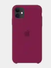 Багровый чехол Silicone Case для iPhone 11