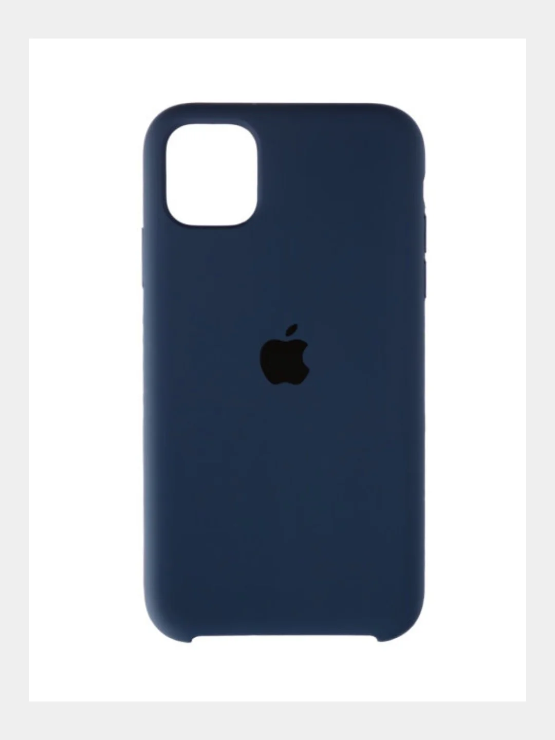 Синий меланж чехол Silicone Case для iPhone 11