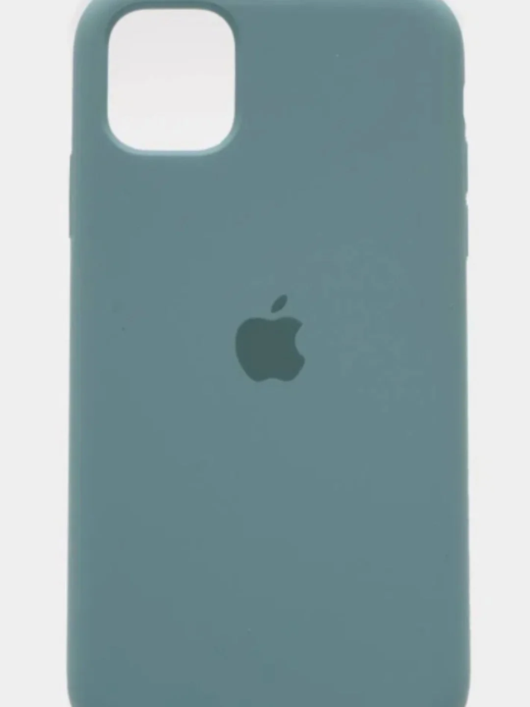 Серый меланж чехол Silicone Case для iPhone 11