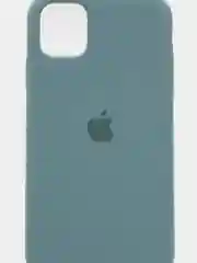 Серый меланж чехол Silicone Case для iPhone 11