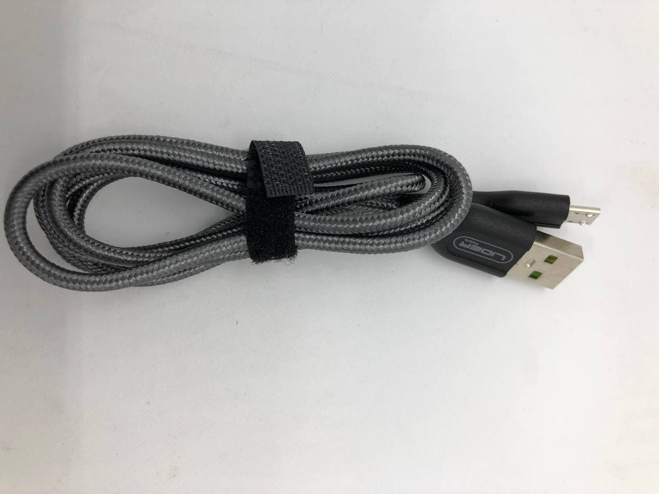 Кабель MICRO USB 1M в тканевой оплетке для быстрой зарядки серый,красный  купить по цене 190 ₽ в интернет-магазине Магнит Маркет