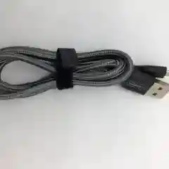 Серый кабель MICRO USB 1M в тканевой оплетке для быстрой зарядки серый,красный