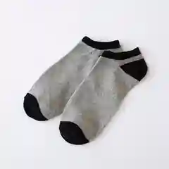 Серый носки короткие