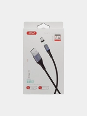 МАГНИТНЫЙ зарядный кабель с LED-ИНДИКАТОРОМ XO-NB125, 2.1А, Lightning, Type-C