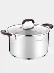 Набор посуды Vensal Coquet VS1508 6 пр(кастрюли 3,7л (20см) и 6,3л (24см), ковш 2л (16см)