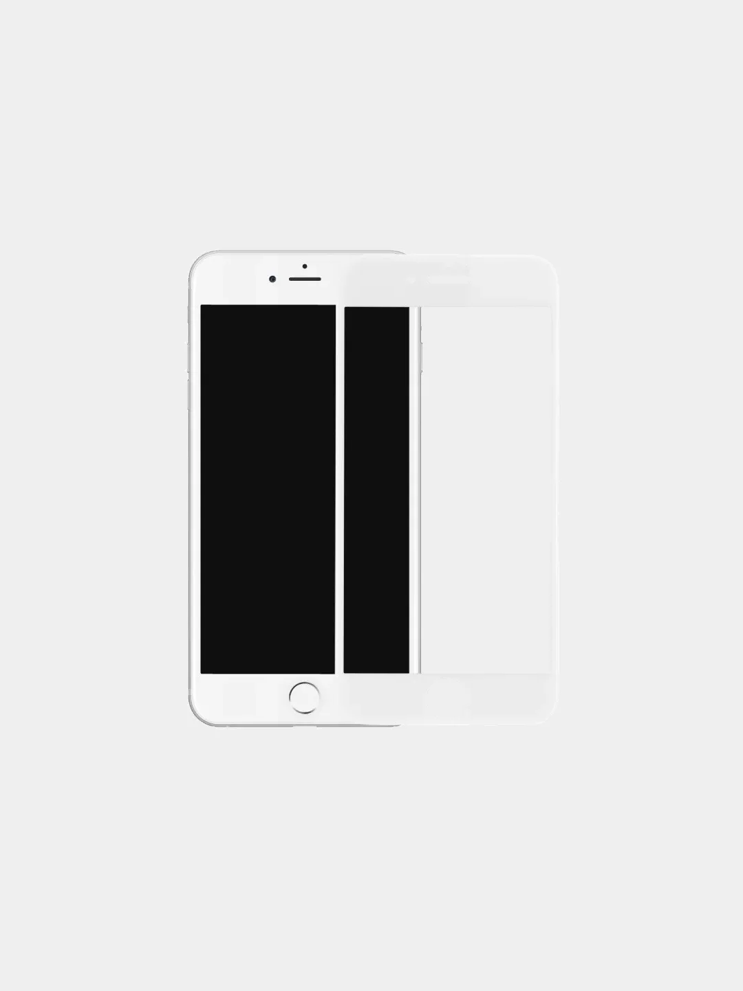 Белый защитное стекло для iphone XR/11
