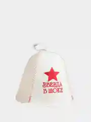 Шапка для бани "ЗВЕЗДА В ШОКЕ"