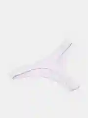 Белый трусы хлопковые стринги