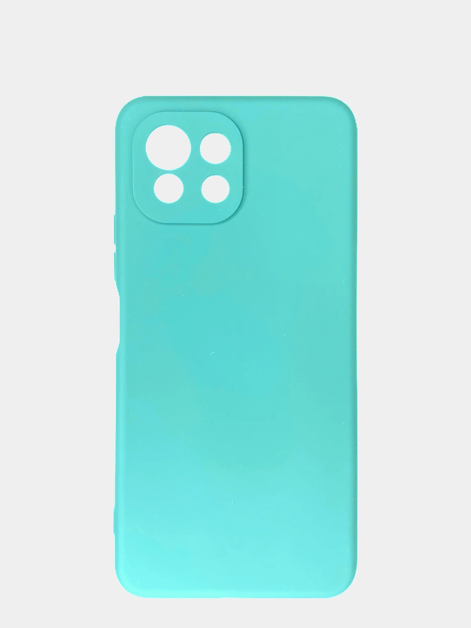 Бирюзовый чехол Mi 11 Lite, Xiaomi 11 Lite 5G NE, Ми 11 Лайт, Сяоми 11 Лайт 5G НЕ, силиконовый