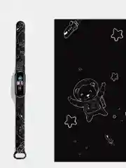 Угольный силиконовый ремешок для Xiaomi Mi Band 5 и 6