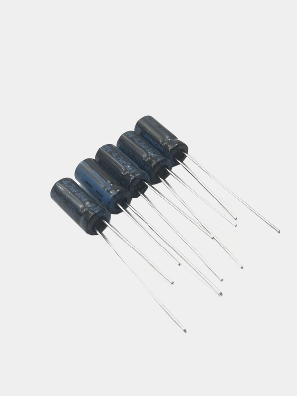 5 штук 100мкФ 35в Конденсатор электролитический 100UF 35V 105C 6х11 TK JAMICON