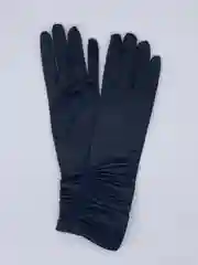 Черный перчатки атласные,нарядные,без подкладки.